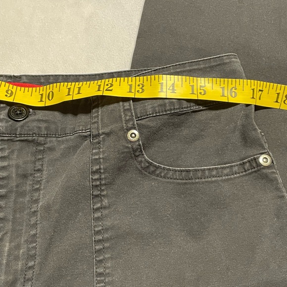 Gloria Vanderbilt women’s size 12 lightweight black/gray pants deep pockets - Picture 6 of 9